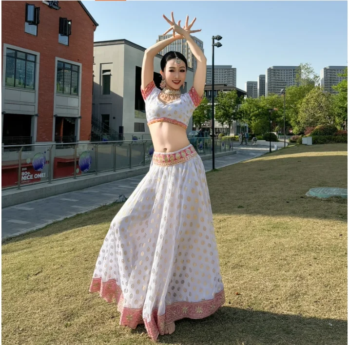 Salwar Kameez Set - 여성용 신장 댄스 의상, 인도 및