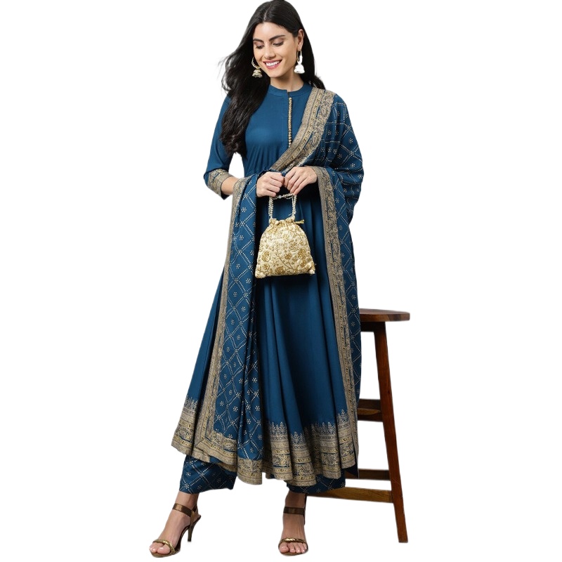 Salwar Kameez Set - 인도 전통 여성 의상 쿠르타 세트