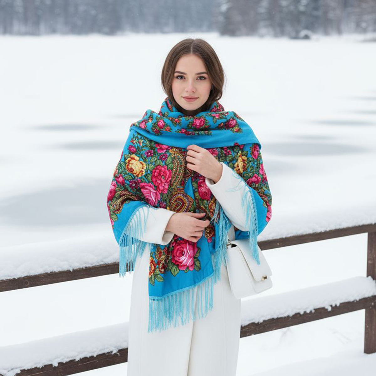 Women'S Ethnic Fashion Brands - 럭셔리 브랜드 새 꽃 레트로 에스닉