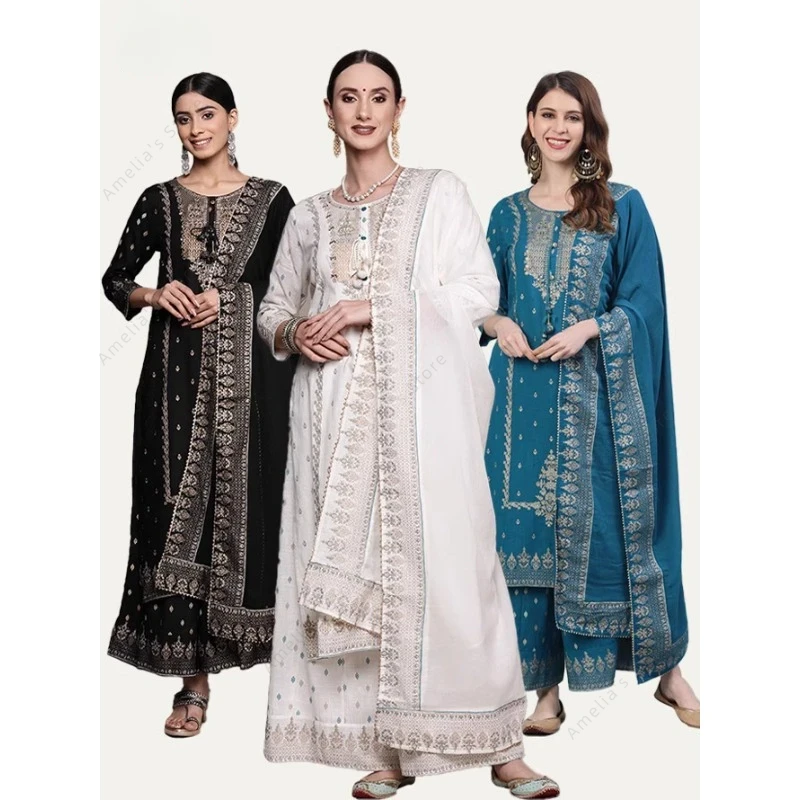 Salwar Kameez Set - 인도 여성 펀자브 정장 3 피스