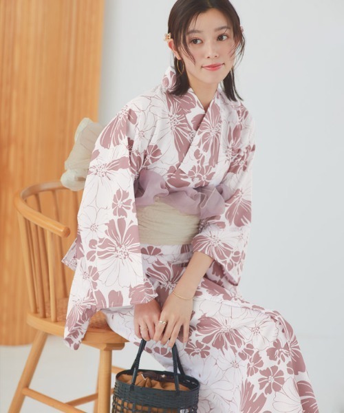 Ethnic Fashion Wear - 전통 유카타 기모노 코튼 린넨 소재
