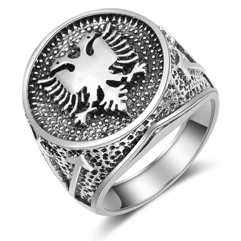 Ethnic Fashion Logo - WANGAIYAO 알바니아 국기 로고 양방향 독수리