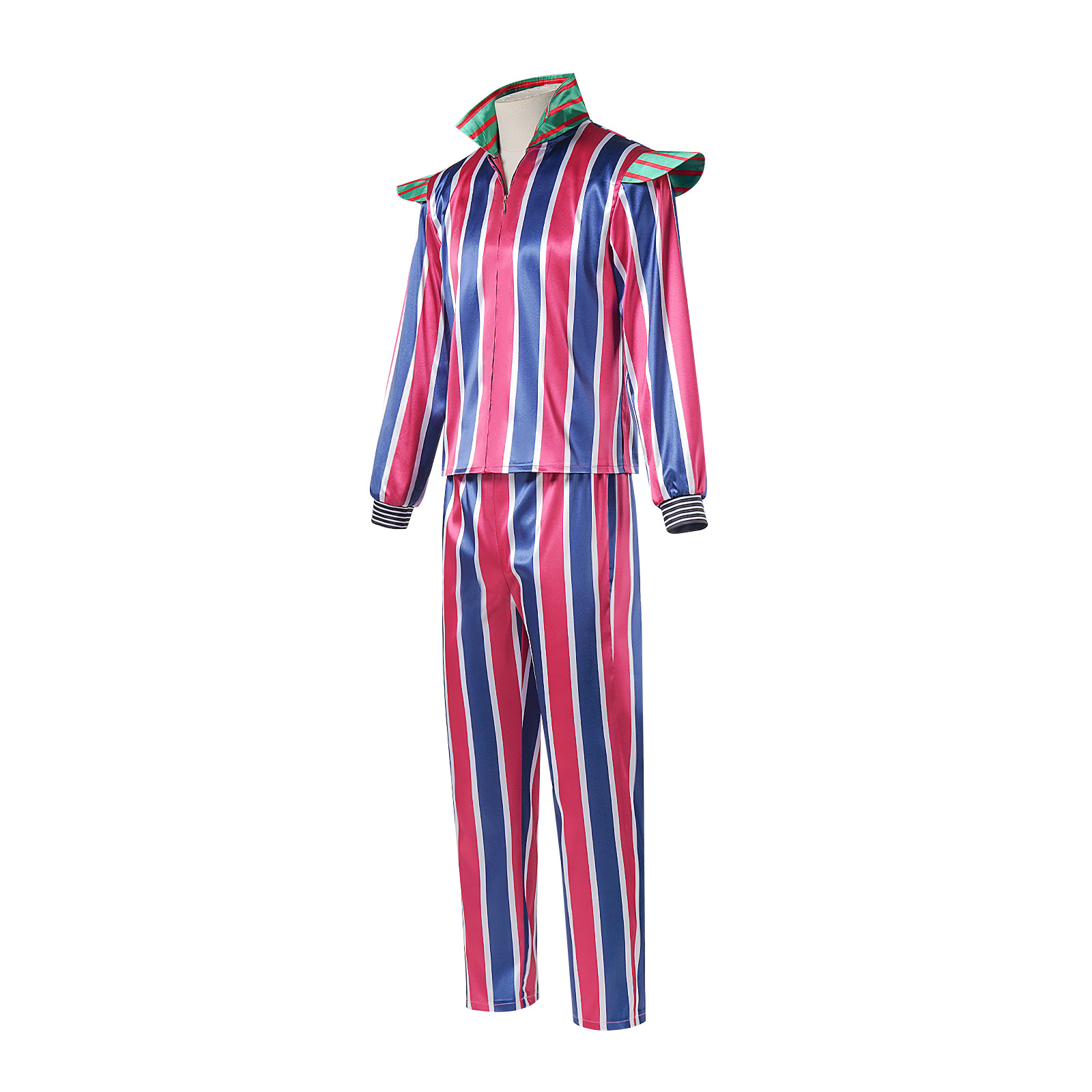 할로윈 무대 공연 의상 스트라이프 세트 파란색과 분홍색 - Ethnic Clothing & Online Fashion Store Khaadi Uk 리뷰 및 가격