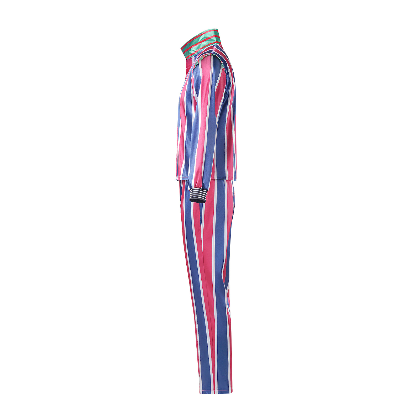 할로윈 무대 공연 의상 스트라이프 세트 파란색과 분홍색 - Ethnic Clothing & Online Fashion Store Khaadi Uk 리뷰 및 가격
