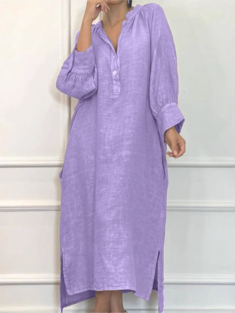 패션 코튼 린넨 긴팔 루즈핏 여성 드레스 신상 가을 컬 - Ethnic Fashion Wear 리뷰 및 가격