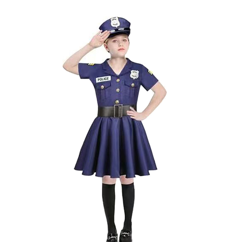 할로윈 어린이 경찰복 여아 원피스 의상 폴리에스터 섬유 - Ethnic Fashion Wear 리뷰 및 가격
