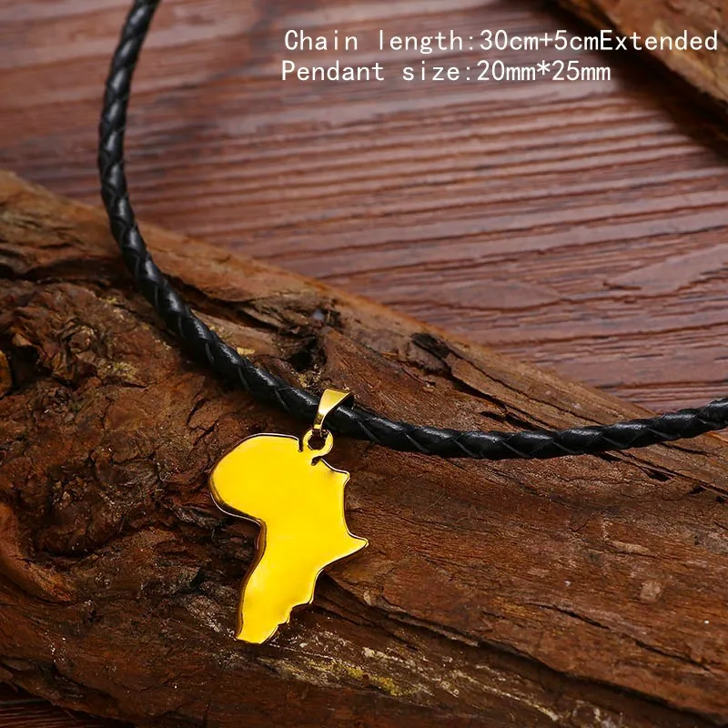 Shamty 초커 목걸이 아프리카지도 펜던트 골드 컬러 - Women'S Ethnic Fashion Brands 리뷰 및 가격