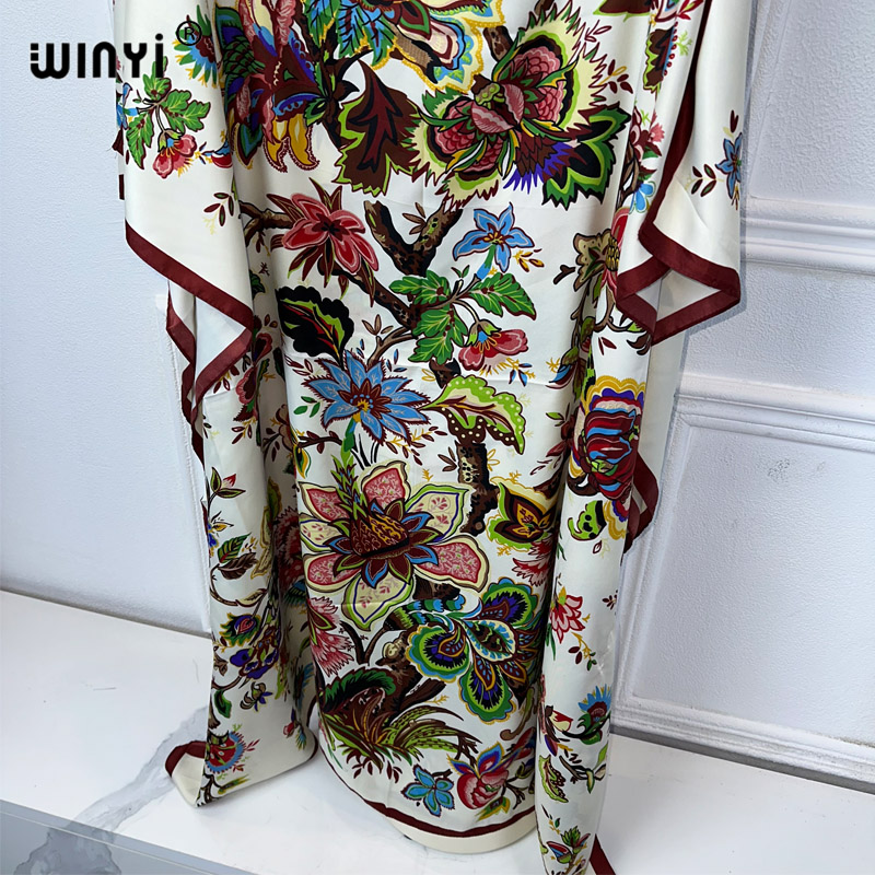 WINYI 하이 퀄리티 아프리카 의류 프리 사이즈 여성 - Kaftan Women Boho 리뷰 및 가격
