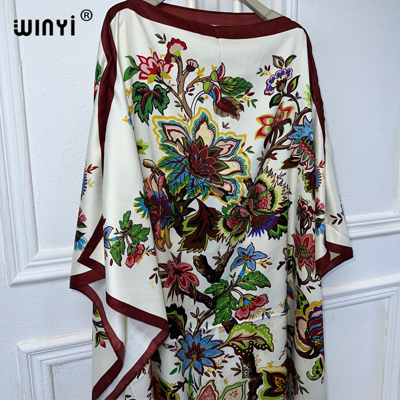WINYI 하이 퀄리티 아프리카 의류 프리 사이즈 여성 - Kaftan Women Boho 리뷰 및 가격