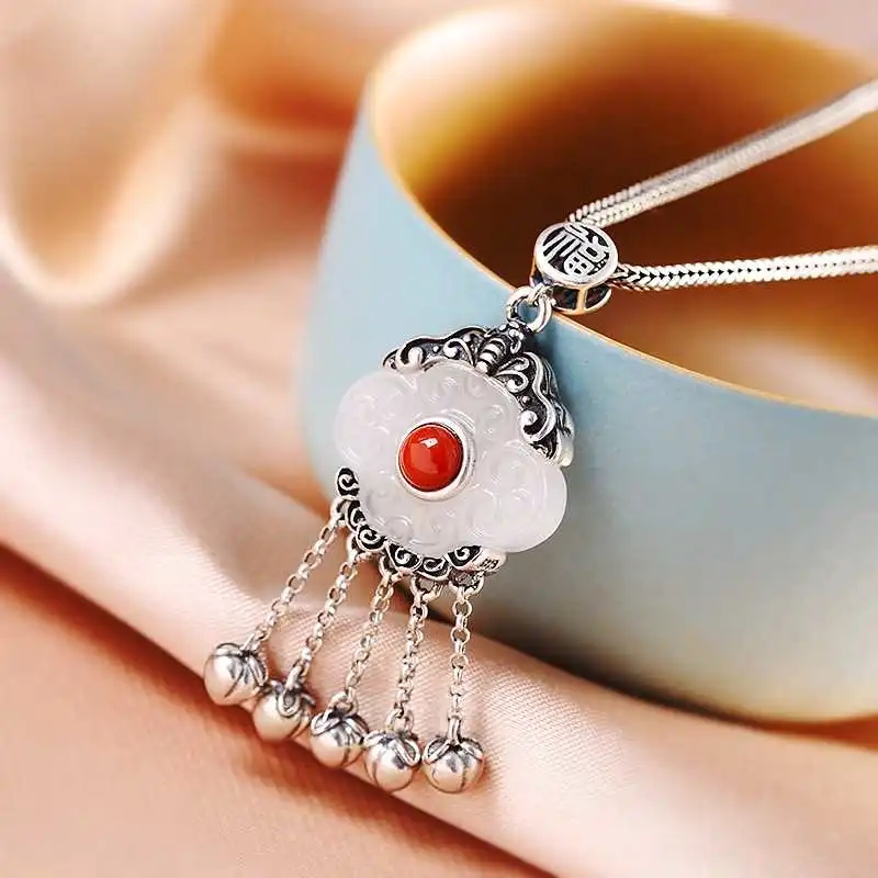 독특한 디자인 Futao Yulian 자연 Hetian - Ethnic Fashion Designer 리뷰 및 가격