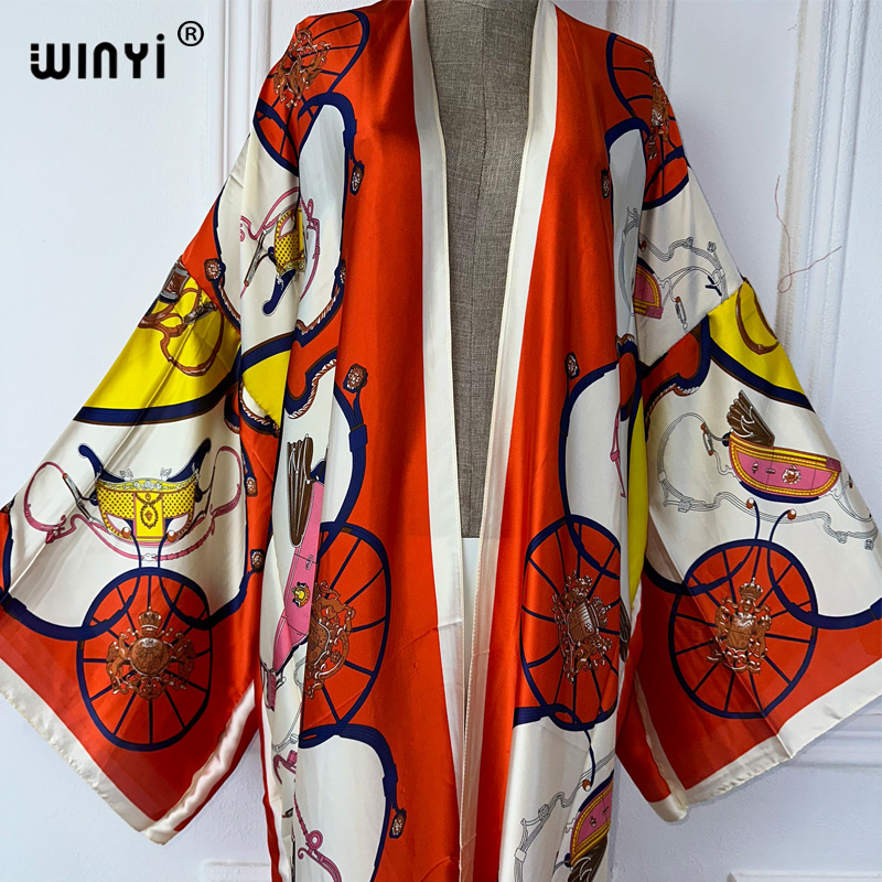 WINYI boho 프린트 기모노 여름 카디건 여성 블 - Kaftan Women Boho 리뷰 및 가격