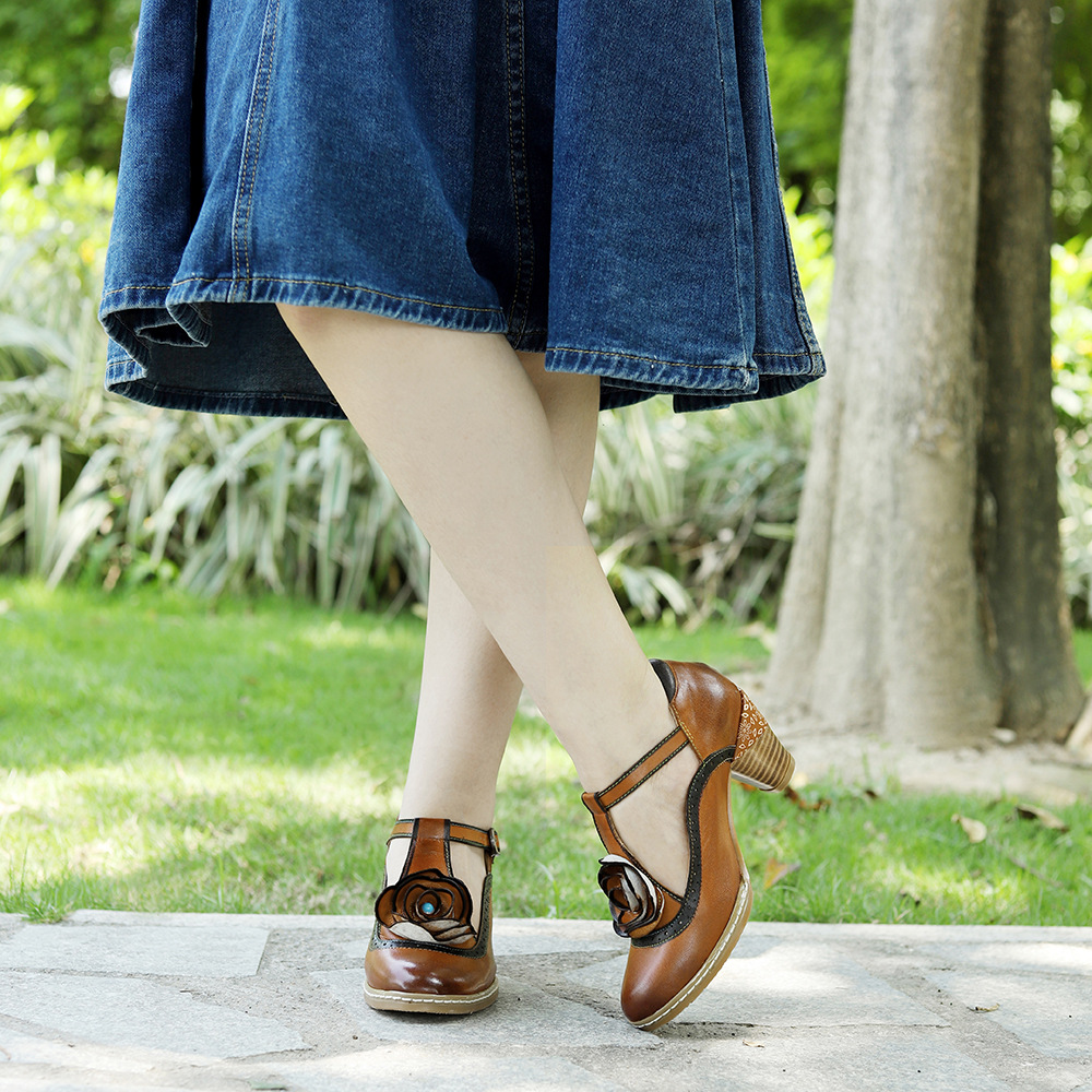 5cm 양가죽 에스닉 여름 여성 럭셔리 우아한 여성용  - Women'S Ethnic Fashion Brands 리뷰 및 가격