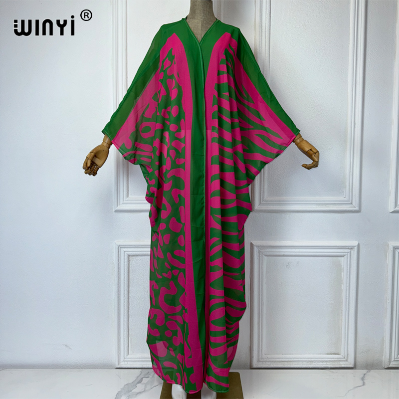 WINYI 아프리카 보헤미아 프린트 기모노 여성용 루즈 - Kaftan Women Boho 리뷰 및 가격