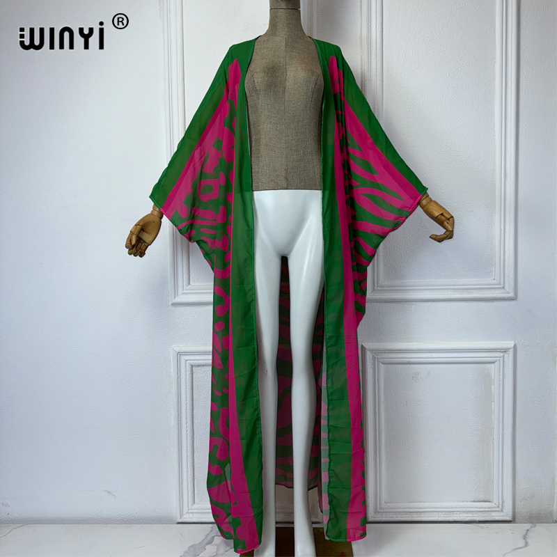 WINYI 아프리카 보헤미아 프린트 기모노 여성용 루즈 - Kaftan Women Boho 리뷰 및 가격