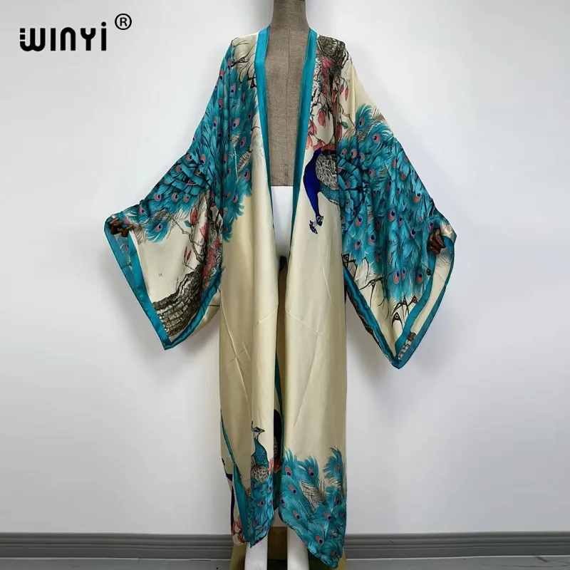WINYI 2022 여름 여성용 카디건 스티치 칵테일  - Kaftan Women Boho 리뷰 및 가격