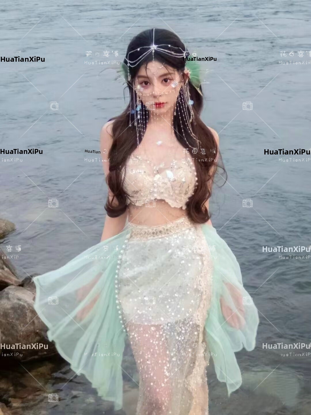 인어공주 2026 신상 고화질 3D 의상 세련된 해변  - Ethnic Fashion Definition 리뷰 및 가격